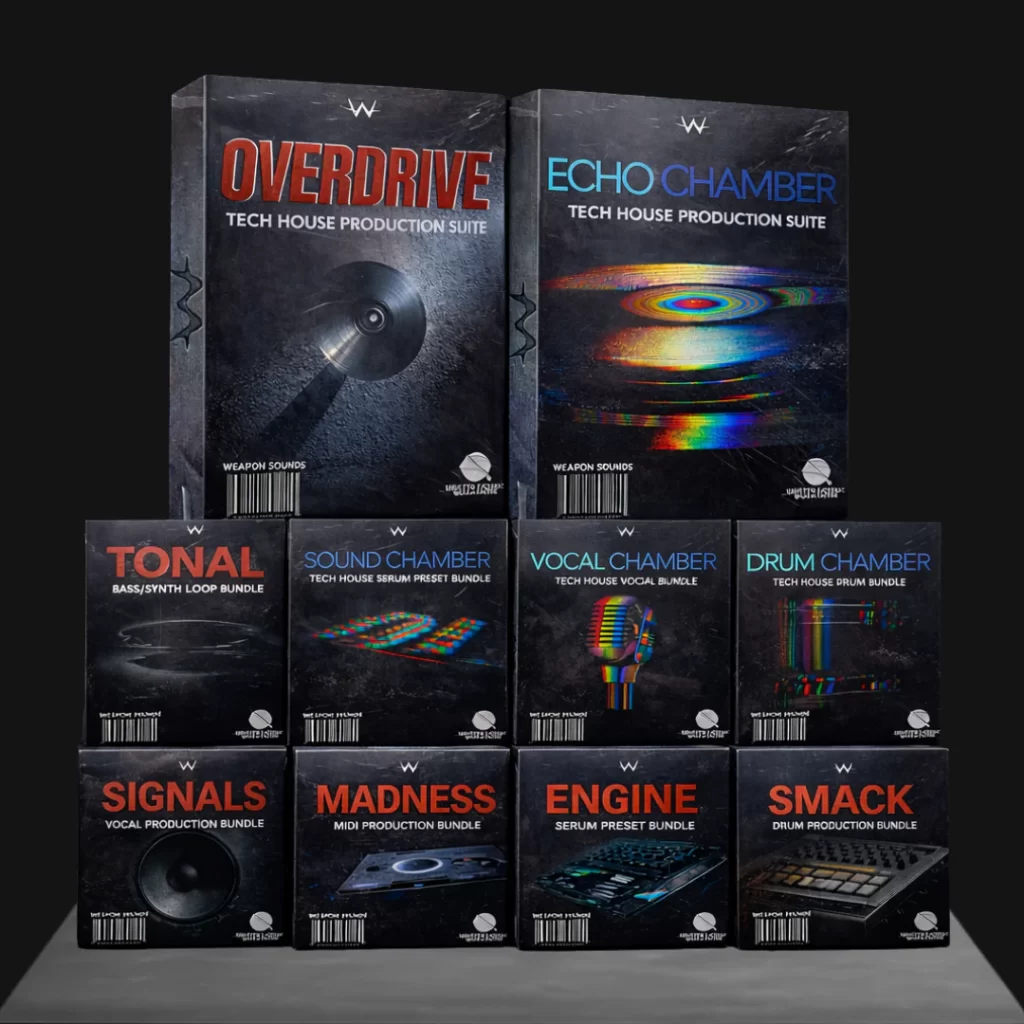Weapon Sounds Overdrive x Echo Chamber Production Suite Bundle WAV MiDi Serum 2 Presets-FANTASTiC