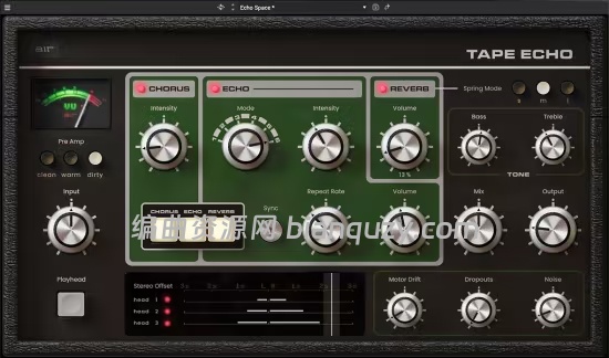 经典磁带延迟 AIR Music Technology AIR Tape Echo v1.0.0.70 WIN