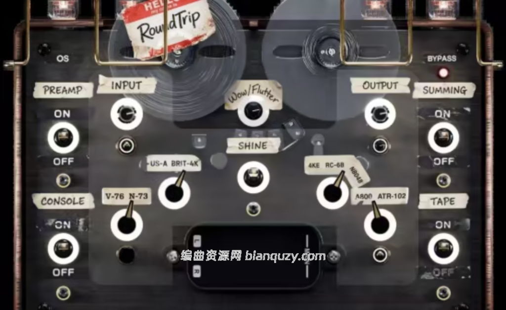全模拟链条建模混音插件 Audioloom Tokyo Speirs RoundTrip 0.0.46 WIN