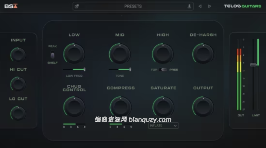 专为吉他混音设计的综合型效果插件 Black Salt Audio Telos Guitars v1.1.9 U2B MacOS