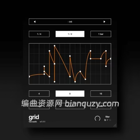 动态半速调制插件 HZE Audio GRID v1.0 WIN