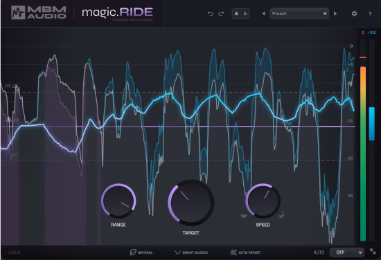 人声自动音量平衡插件 MBM Audio magic.RIDE 1.3.1 WIN