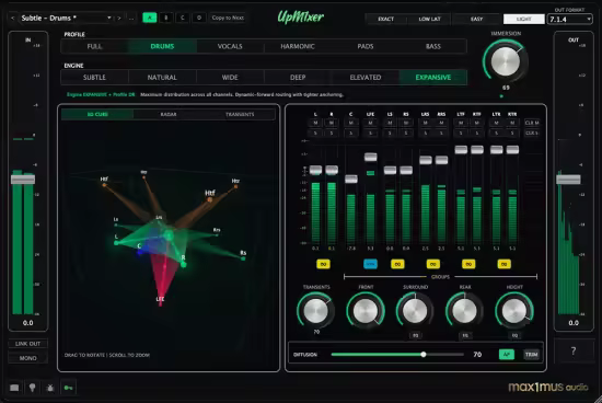 空间音频上混插件 Max1mus Audio UpM1xer v1.1.1 WIN