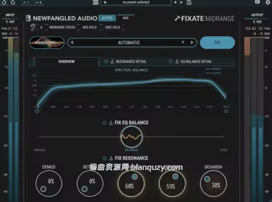 中频修复插件 Newfangled Audio Fixate:Midrange v1.0.0 U2B macOS