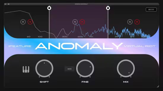 选择性频段频率移位器 iFeature ANOMALY v1.0.0 U2B MacOS