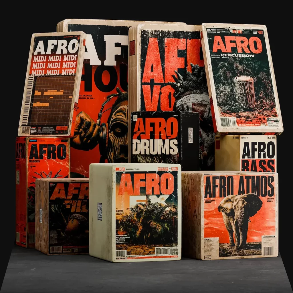 兼具文化本源性与商业标准的巨量非洲浩室（Afro House）全套制作素材库 Loopsy Afro House Production Suite WAV MiDi XFER RECORDS SERUM-FANTASTiC