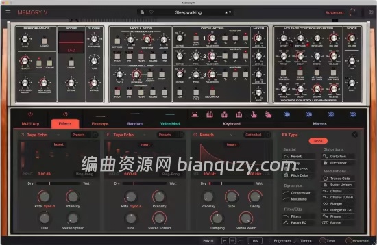 复刻 1982 年传奇模拟合成器 Arturia Memory V v1.0.0.8646 WIN