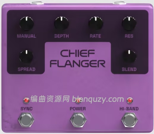多功能BBD模拟镶边效果器 Audiority Chief Flanger 1.0.1 WIN
