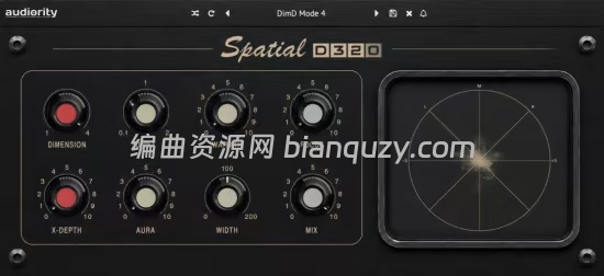 空间增强效果器 Audiority Spatial D320 v1.0.0 WIN