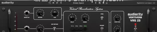 出色的老式 BBD 延迟与混响效果器 Audiority VertiVerb VRS23 v1.0.1 WIN