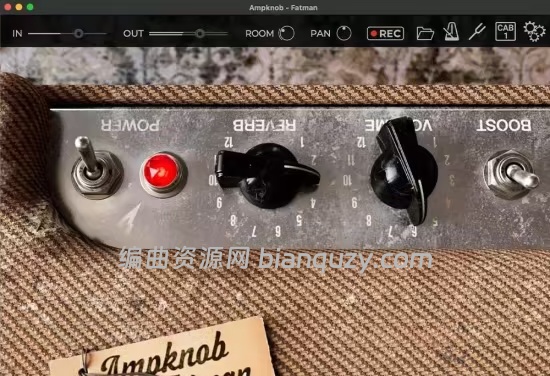 吉他与贝斯音箱模拟插件 Bogren Digital Ampknob Fatman 1.0.168 WIN