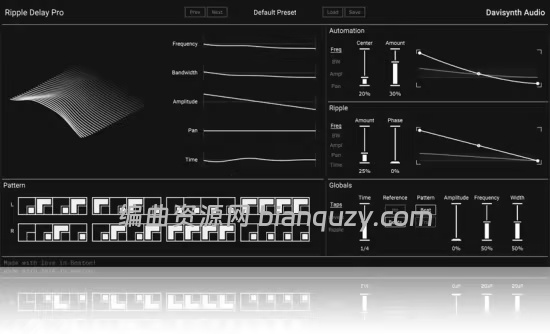 极具创意且基于曲线工作流的多点延迟插件 Davisynth Audio Ripple Delay Pro v1.1.0 WIN