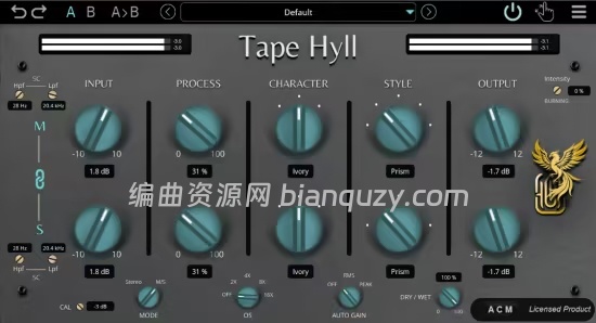 次世代磁带饱和度效果器 GARUC Audio Tape Hyll 1.2.2 WIN