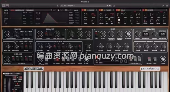 合成器 GForce Prophet 5 v1.0.0 WIN
