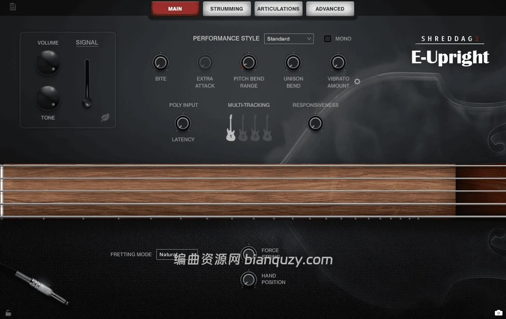 电立式贝斯 Impact Soundworks Shreddage 3.5 E-Upright v1.0.1 KONTAKT