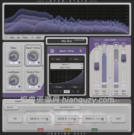 多机架 VST3/AU 插件宿主 Ravine DSP InterState 1.2.2 WIN