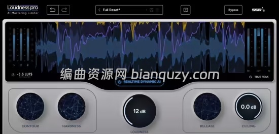 AI 母带限幅器外挂 SSG Audio Loudness Pro 1.0.75 WIN