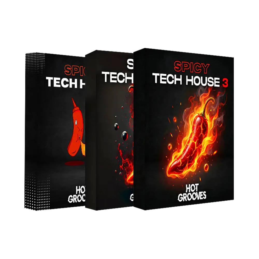 终极高能电音分轨素材包 Hot Grooves Spicy Tech House Bundle WAV MiDi Serum Presets-ARCADiA