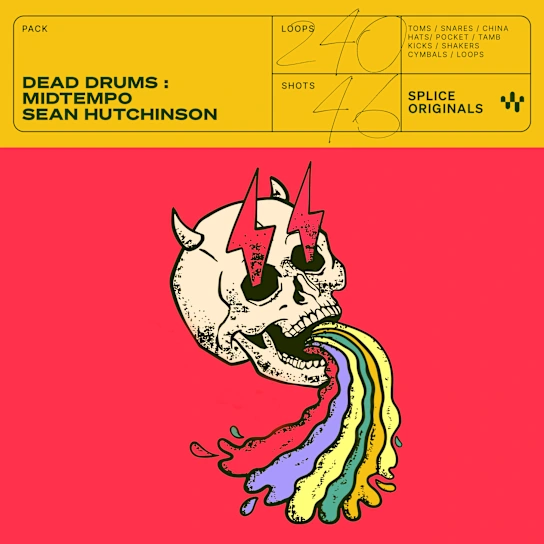 Splice Originals Dead Drums Midtempo by Sean Hutchinson WAV