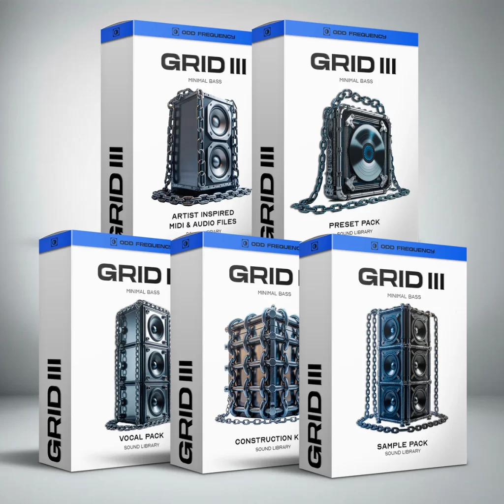 专为现代舞曲制作设计的 Minimal Bass 与 Tech House 音乐采样包 Odd Frequency GRID 3 Full Bundle WAV MiDi XFER RECORDS SERUM 2-FANTASTiC