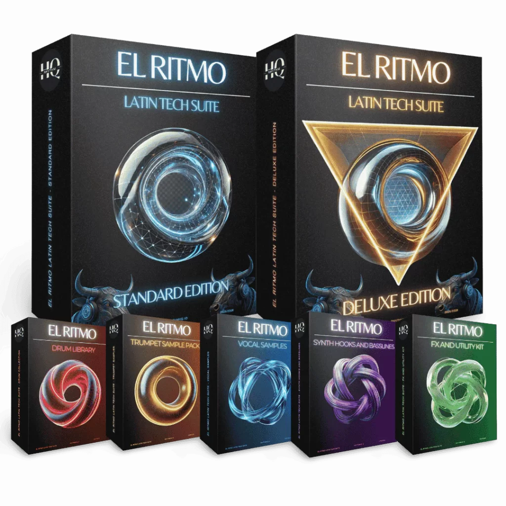 拉丁科技舞曲制作包 Rhythm HQ El Ritmo Latin Tech Suite Deluxe Edition WAV MiDi Serum 2 Presets