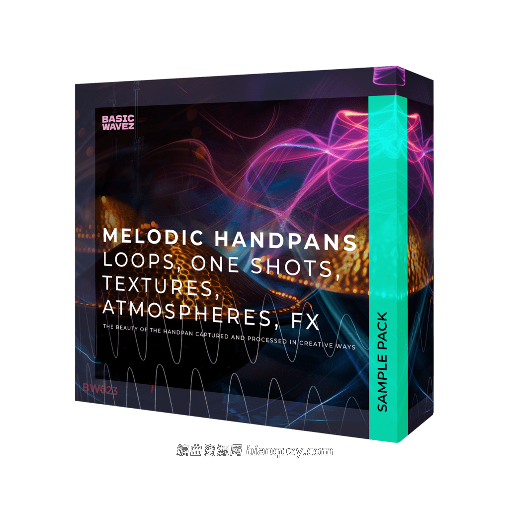 手碟（Hang Drum）主题音频素材包 Basic Wavez Melodic Handpans By CallumCantSleep WAV MiDi-FANTASTiC