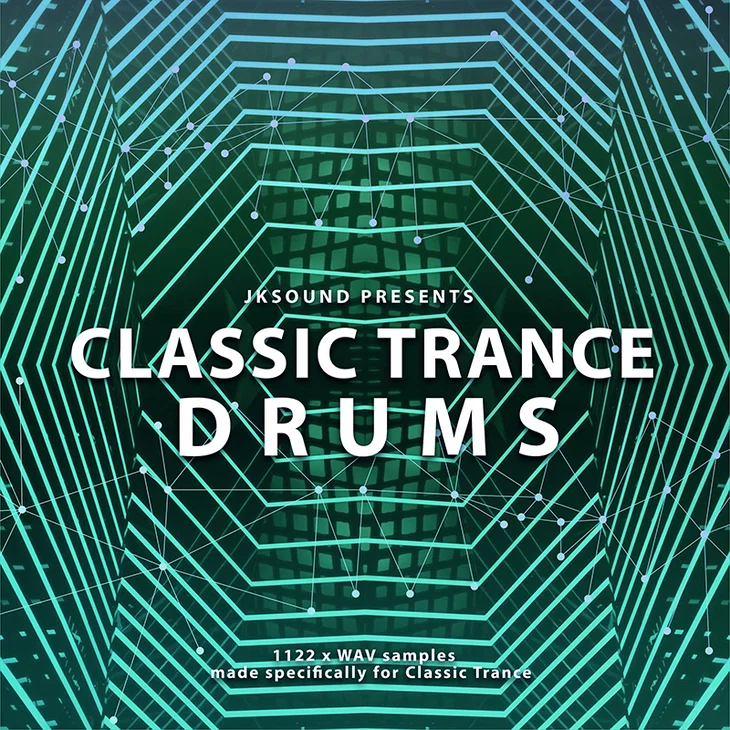复古 90 年代经典 Trance 风格鼓组采样 JKSound Classic Trance Drums WAV