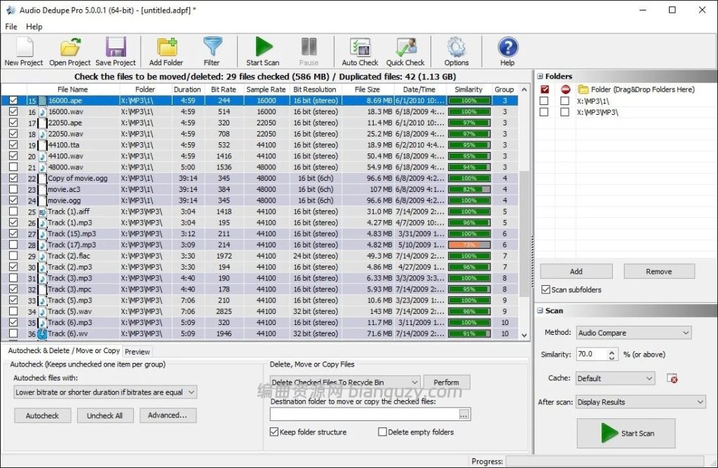 查找和删除重复音频的工具 MindGems Audio Dedupe Professional 6.3.0.1 WIN