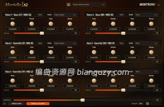 鼓合成器 MontroneDSP Martello 1.1.1 WIN