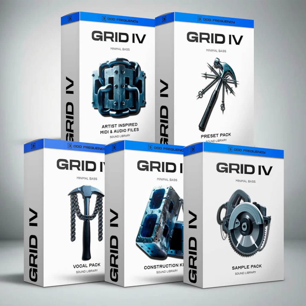 极简低音(Minimal Bass)流派全功能音频采样包合集 Odd Frequency GRID 4 Full Bundle WAV MiDi XFER RECORDS SERUM 2-FANTASTiC