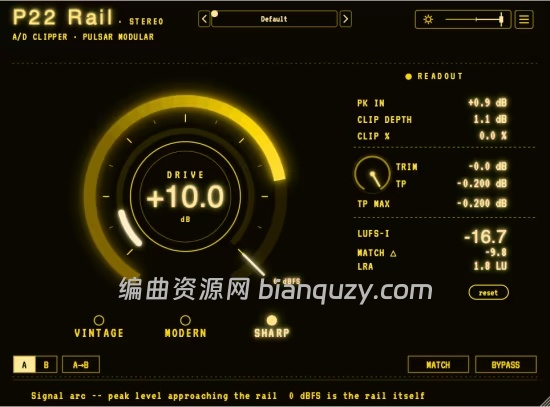 稳定型时域 A/D 信号削波器 Pulsar Modular P22 Rail v1.0.0 U2B MacOS