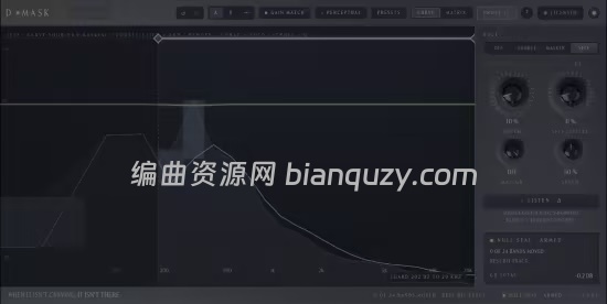 跨轨道心理声学动态去掩蔽 EQ 插件 RTM Audio D-Mask v1.9.84 MacOS