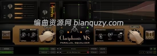高端并行高频均衡（EQ）插件 Kush Audio Clariphonic MK3 1.0.1 WIN