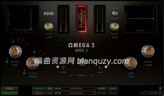 谐波饱和度插件 Kush Audio Omega 2 A v1.0.0 WIN