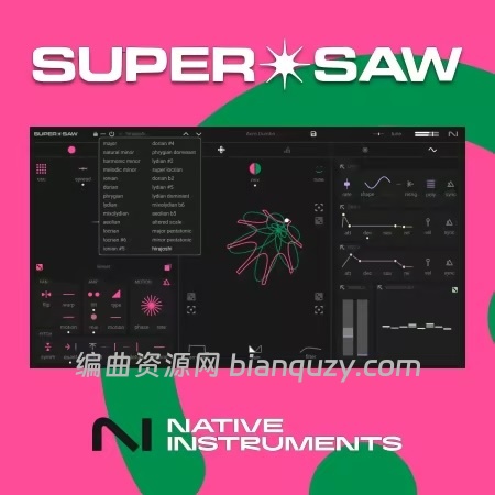 多层锯齿波合成器 Native Instruments SuperStarSaw 1.0.0 MacOS