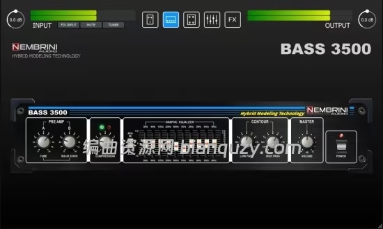 吉他/贝斯放大器 Nembrini Audio NA Bass 3500 v1.0.0 WIN