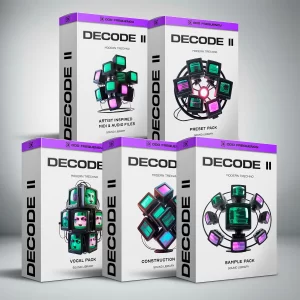 现代 Techno 全套制作工具库 Odd Frequency Decode 2 Full Bundle WAV MiDi XFER RECORDS SERUM 2-FANTASTiC
