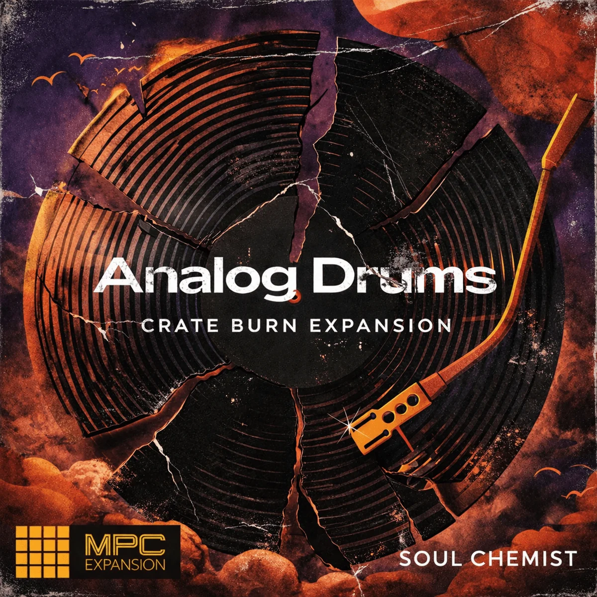 20 套鼓组的 MPC 扩展音色包 Soul Chemist Analog Drums: Crate Burn MPC Expansion
