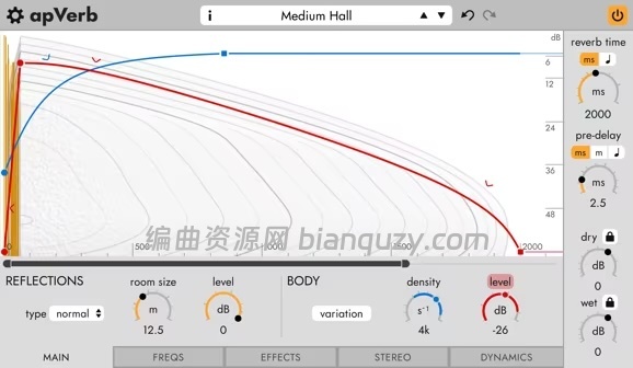 算法混响 ApulSoft ApVerb 1.2.4 WIN