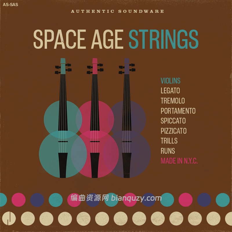 复古弦乐 Authentic Soundware Space Age Strings KONTAKT