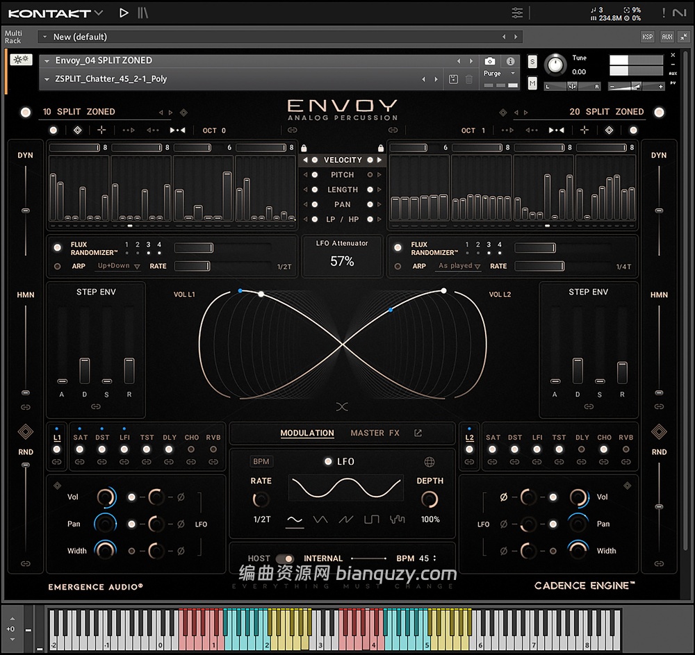 实时节奏变化引擎 Emergence Audio Envoy KONTAKT