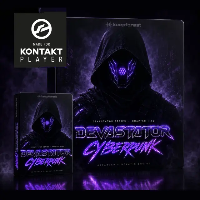 神经朋克风格音源 Keepforest Devastator – Cyberpunk KONTAKT