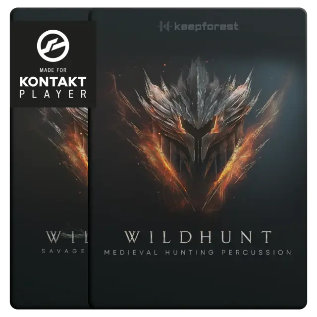 史诗级中世纪风/黑暗紧张音源 Keepforest Wildhunt – Medieval Hunting Percussion KONTAKT