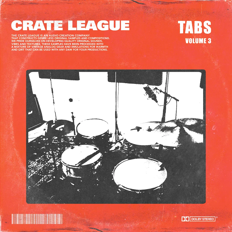 黑胶质感复古鼓组采样包 Crate League The Tabs Vol.3 WAV-FANTASTiC