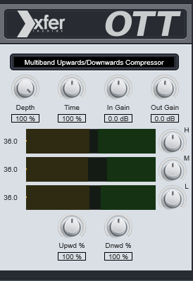EDM多段动态压缩效果器 – Xfer Records OTT Win/Mac