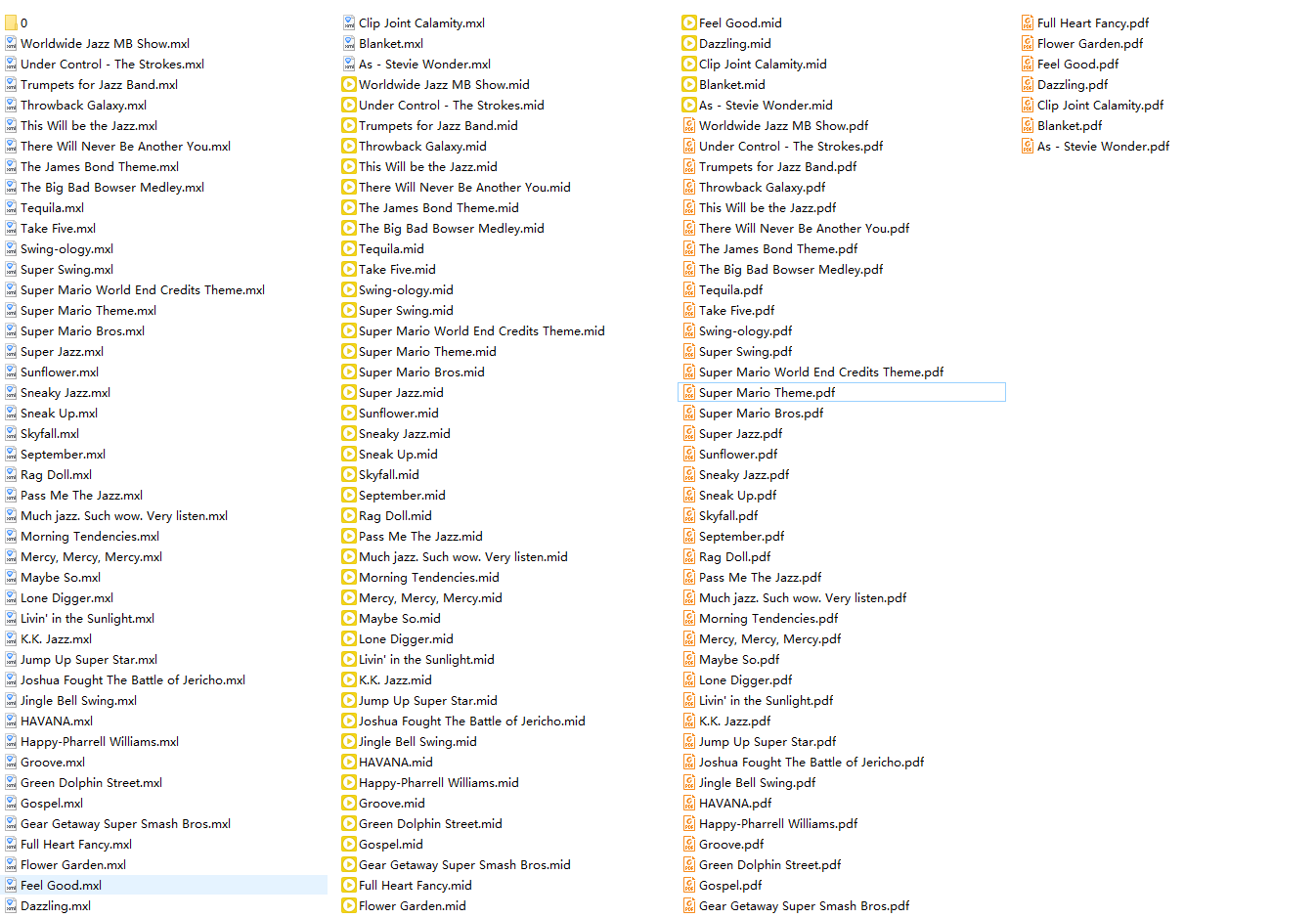 Big Jazz Band 爵士大乐队风格总谱46套合集（PDF/Midi/XML）
