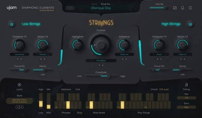 汉斯·季默与法瑞尔·威廉姆斯联合创作：UJAM 新品交响弦乐 STRIIIINGS